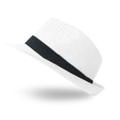 Aleszale Trilby Tomi Slaměný letní klobouk Dámské Pánské, 58 bílá