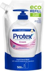 Cream tekuté mýdlo s přirozenou antibakteriální ochranou - náhradní náplň 500 ml