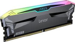 Lexar ARES RGB 32GB (2x16GB) DDR5 6000, CL30, EXPO, černá