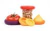 Food Huggers Sada silikonových krytů na ovoce a zeleninu Oranžová 5 ks