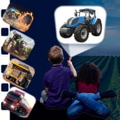 Brainstorm Brainstorm Ruční foto projektor - Traktory a náklaďáky
