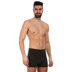 Gino Pánské boxerky bezešvé bambusové černé (54005) - velikost L