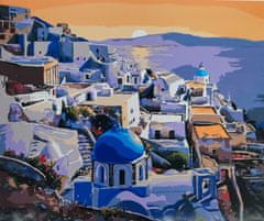 TADEKMARK Malování na plátno podle čísel plátno s rámem 40x50 Řecko