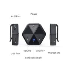 AUDIOCORE Přijímač adaptéru Bluetooth s klipem AC815
