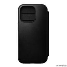 Nomad Leather MagSafe Folio pouzdro pro iPhone 14 Pro Černá