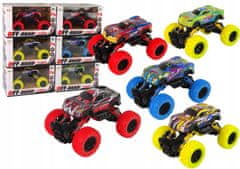 Lean-toys Auto Monster Truck tlumiče Gumové pneumatiky Kovové