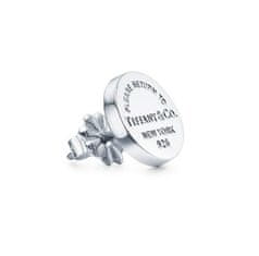Tiffany & Co Působivé stříbrné náušnice pecky 35236104 + originální balení