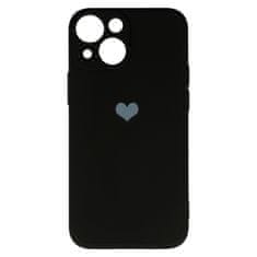 Vennus Kryt Vennus Heart Silicone pro Apple iPhone 13 Mini , design 1 , barva černá