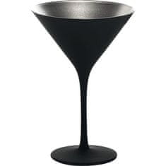 Stulzle Oberglas Koktejlová sklenice Stölzle Elements 240 ml, černá/stříbrná, 6x