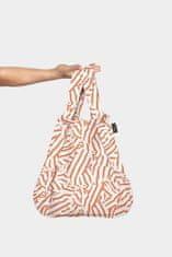 Kombinace batohu a tašky - Peach Twist, oranžová/bílá