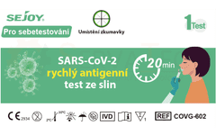 Sejoy Sars-cov-2 Antigen Rapid Test Cassette (saliva), 1ks, ze slin