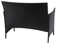 MCW Halden, lavice lavice ~ antracit, krémové polštáře