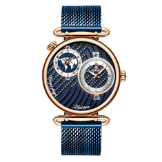 REWARD Elegantní dámské modré hodinky RD6200M-B./V s bezplatným příslušenstvím: nesmrtelný klasický design.