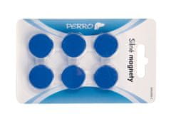 Perro Magnety Perro silné - průměr 24 mm / modré / 6 ks