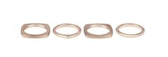 Moderní sada bronzových prstenů New Tetra TJ302 (Obvod 54 mm)