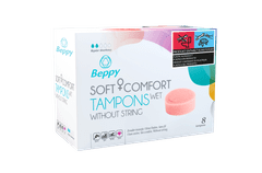 Beppy BEPPY Soft+Comfort Tampon WET bez šňůrky 8 ks.