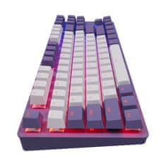 Dark Project Klávesnice One KD87A Violet/White - G3MS Sapphire, RGB, ENG