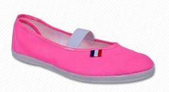 TOGA - výroba obuvi dívčí cvičky JARMILKY neonově růžové velikost 26 (17,5 cm)