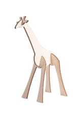 Hravé dřevo 3D skládačka na dotvoření žirafa