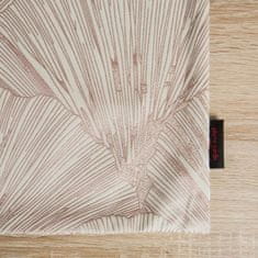 DESIGN 91 Běhoun na stůl Goja, krémový s lesklým vzorem 40 x 140 cm