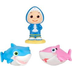 CoComelon CoComelon šplouchací hračka do koupele JJ a 2 žraloci