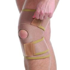 Medtextile Bandáž kolene s výstelkou na čéšce béžová, 6053 vel. XS/XL