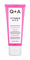 Q+A 75ml vitamin a.c.e warming gel mask, pleťová maska