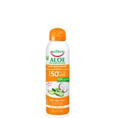Equilibra Aloe Solare Aloe Vera opalovací krém Spf50 ve spreji 150 ml