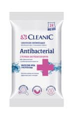 Cleanic Antibakteriální osvěžující ubrousky 24 ks