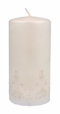 Artman Vánoční dekorativní svíčka Tiffany Cylinder Medium White