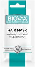 BIOVAX Maska pro slabé a vypadávající vlasy Sache.20Ml