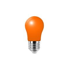 UVtech LED žárovka, 3W E27, oranžová bez obsahu modré