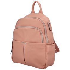 Turbo Bags Trendy dámský koženkový batůžek Zora, růžová