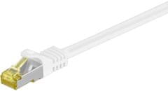 MICRONET MicroConnect patch kabel S/FTP, RJ45, Cat7, 1m, bílá