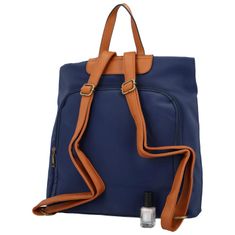 Turbo Bags Elegantní dámský textilní batoh Ludmila, tmavě modrá