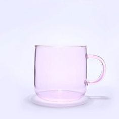 Ty Glass Hrnek s jedním sklem 350ml - pink
