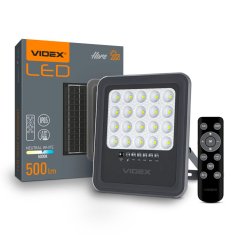 VIDEX LED solární reflektor HORS 500Lm 5000K | VIDEX