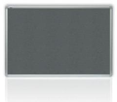 2x3 Filcová šedá tabule v hliníkovém rámu 120x90 cm - P-TTA129-2