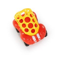 Oball Hračka autíčko Rattle & Roll červeno / žluté 3m+