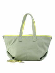 LOOKAT Zelená prostorná dámská taška