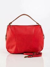 LOOKAT Červená dámská taška s popruhem