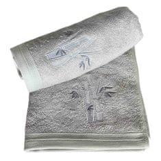 Praktik Textil  Ručník bambusový BOSTON New 50x100 cm šedý