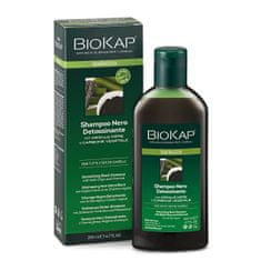 BioKap Detoxikační šampon na vlasy s černým jílem a aktivním uhlím 200 ml