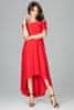 Dámské společenské šaty Lin K485 červená M