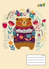COOL BY VICTORIA Sešit "Cute bears", A5, mix motivů, čtverečkovaný, 32 listů