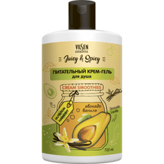 Vilsen JUICY & SPICY Výživný sprchový krémový gel "Avokádo a vanilka" 700ml