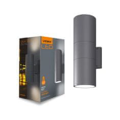 VIDEX Fasádní oboustranné svítidlo, šedé, Videx | BCV-AR082G