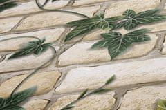Profhome Papírová tapeta imitace kamene Profhome 980434-GU lehce reliéfná matná béžová zelená 5,33 m2