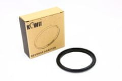Kiwifotos Prsten, adaptér obrácená montáž 67mm-77mm