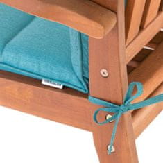 Hobbygarden Polštář ANTONIA s podhlavníkem na židli, křeslo, zahradní lehátko 121x50x6cm, barva modrá